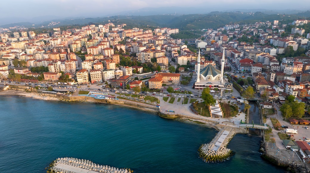 Akcakoca Town coastal view in Duzce Province