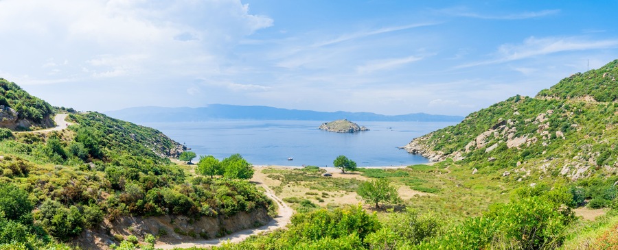 Sea Coast of Kapidag Peninsula in Erdek