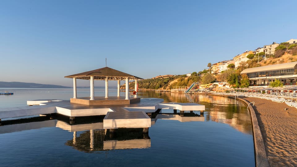 Erdek Beach view in Bandirma Town of Turkey