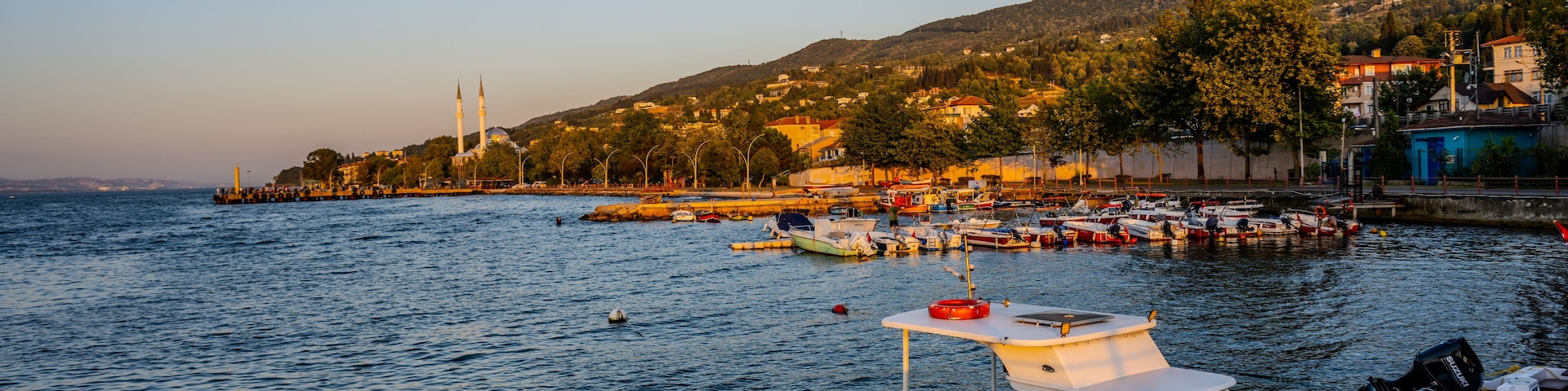 Boats Docked at Karamürsel Harbor