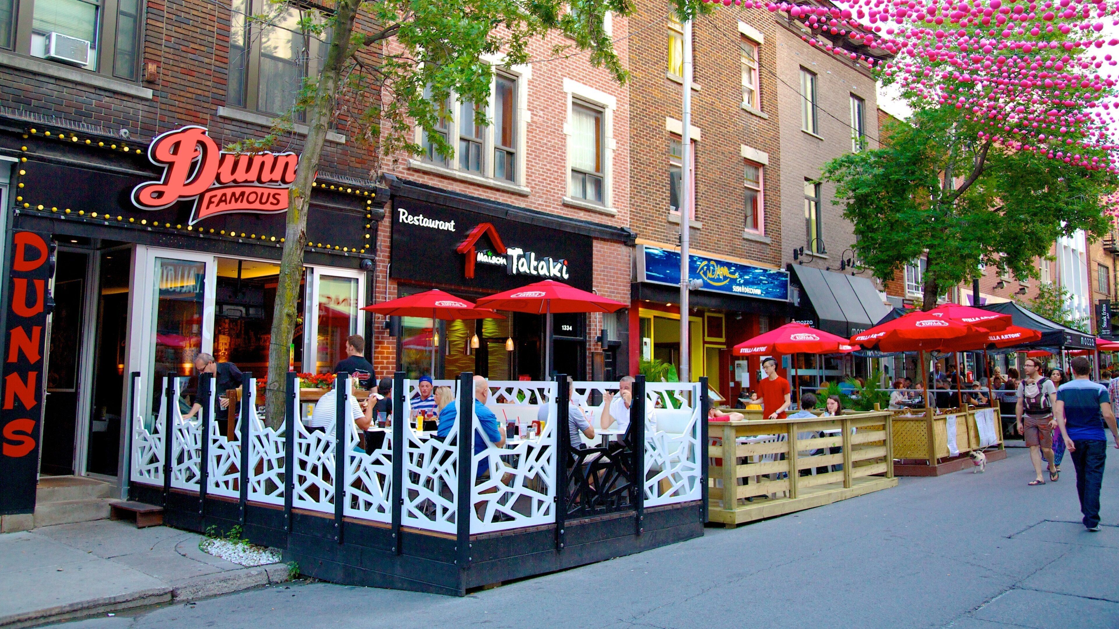 게이 빌리지 을 특징 신호, 도시 과 거리 풍경