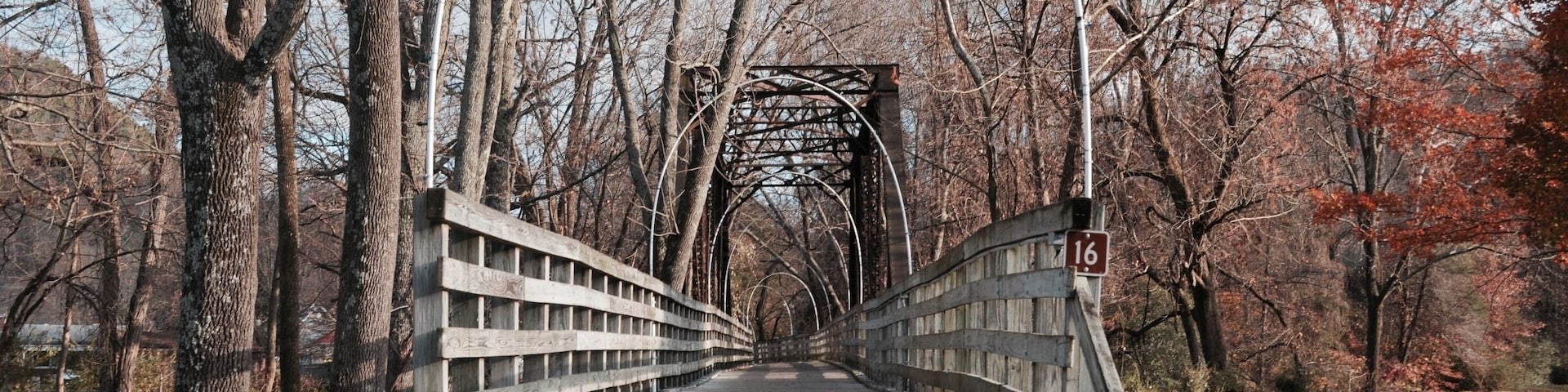 Pictured here is a segment of the Virginia Creeper Trail, a 34.3-mile rail-trail stretching from Abingdon, Virginia, to Whitetop, Virginia.  According to locals, it has been described as the best mountain bike trail in the east.  This trail is open to bikers, hikers, and horseback riders year-round.  Appalachia is known for its abundance of opportunities to get outside and actively enjoy its beauty; the Virginia Creeper Trail is just one relatively popular example of this.  #appalachianechoes