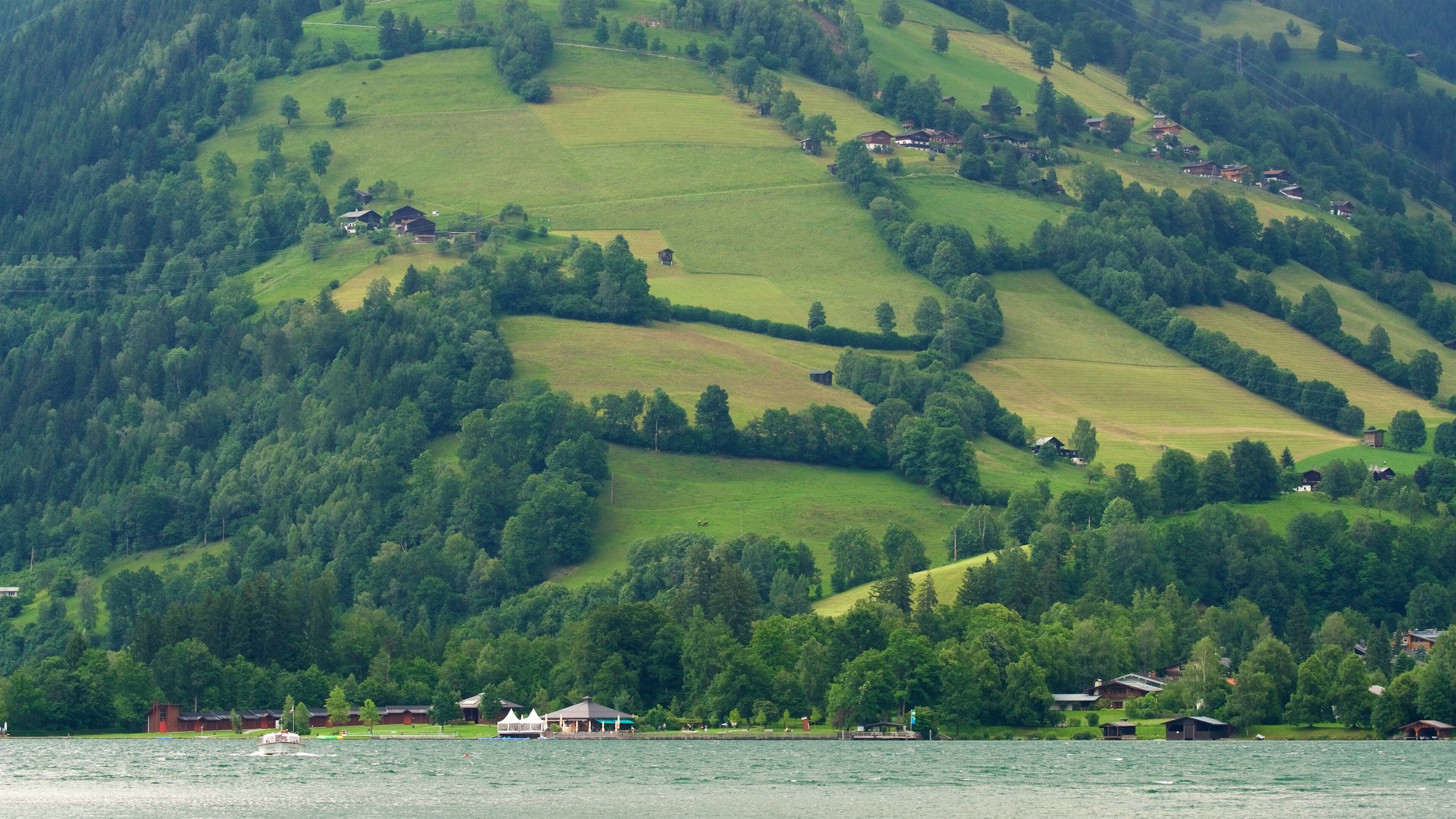 Lake Zell showing tranquil scenes and a lake or waterhole