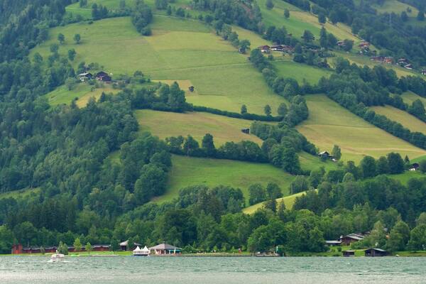 Lake Zell showing tranquil scenes and a lake or waterhole
