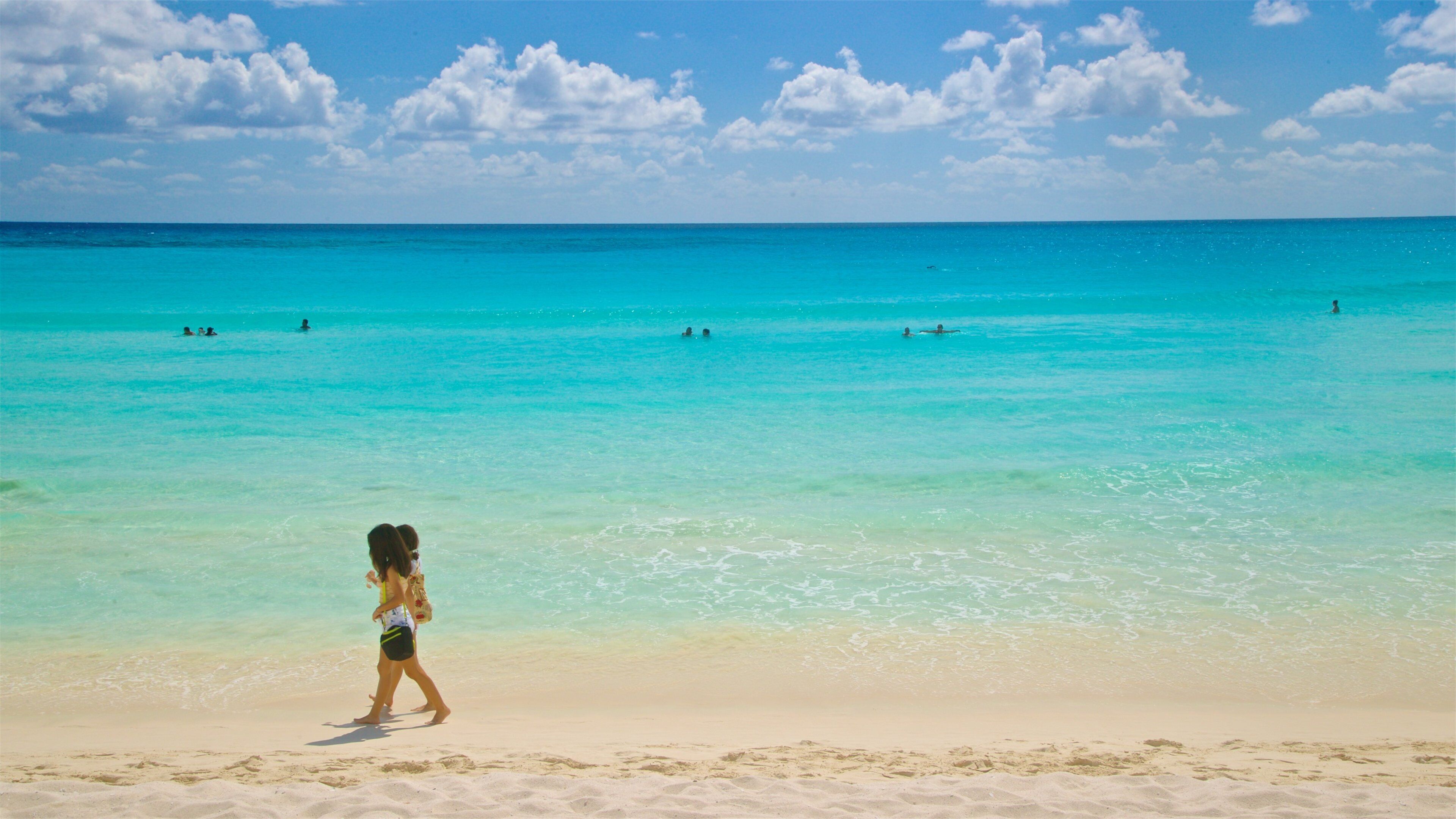 Chac Mool Beach showing a beach, tropical scenes and general coastal views