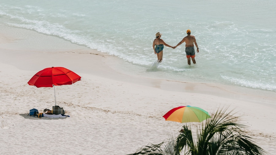 Gaviota Azul Beach which includes general coastal views, a beach and swimming