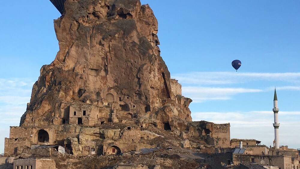 This is one of the most popular spots in the world to go up in a hot air balloon. Best flight ever with Butterfly Balloons, Goreme. Soaring over love valley by the crack of dawn during Dec 2015 was an experience by itself. Our pilot Iftal was naturally talented and within minutes our balloon was floating above fairy chimneys. We were hypnotized by spectacular & surreal landscape below us. We gently drifted over scattered valleys, pigeon houses, orchards & and vineyards. The flight duration was little over an hour. Upon touchdown, the staff served us champagne, hot chocolate & hors d'oeuvres. An activity not to be missed when in Cappadocia. 🎈
