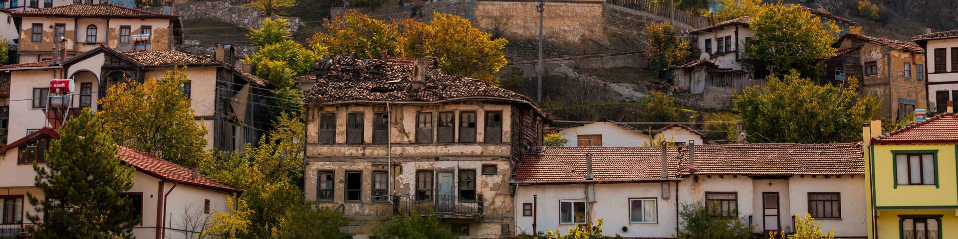 The Village of Tarakli, at Sakarya Turkey, Famous with Traditional and Historic Turkish Houses