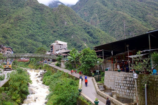 Cusco featuring a small town or village and landscape views