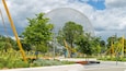 Parc Jean-Drapeau which includes a park and modern architecture