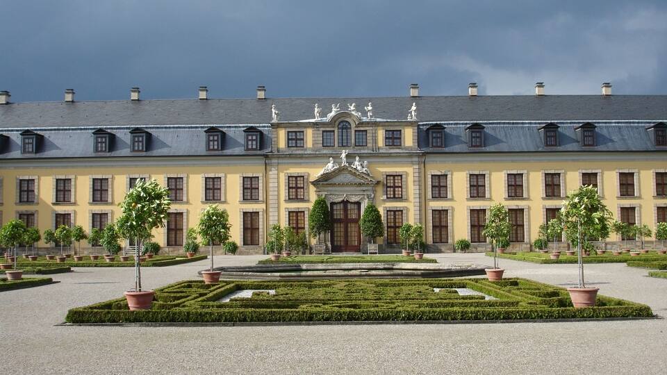 Hannover, Germany - Herrenhausen Gärten (The Gallery Building in the Great Garden)