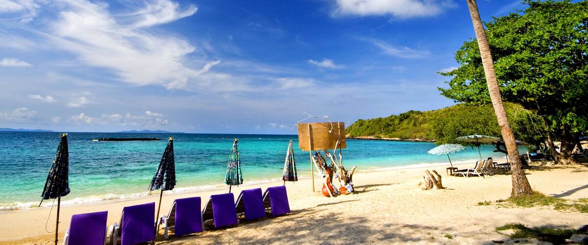 Nual beach, Lan Island. Pattaya, Thailand