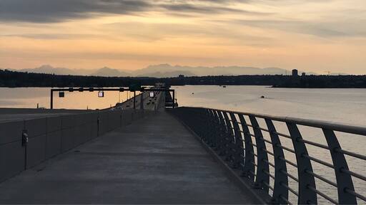 The new 520 bridge’s pedestrian path offers some pretty fantastic views. #bikeexpedia #bikeeverywhere