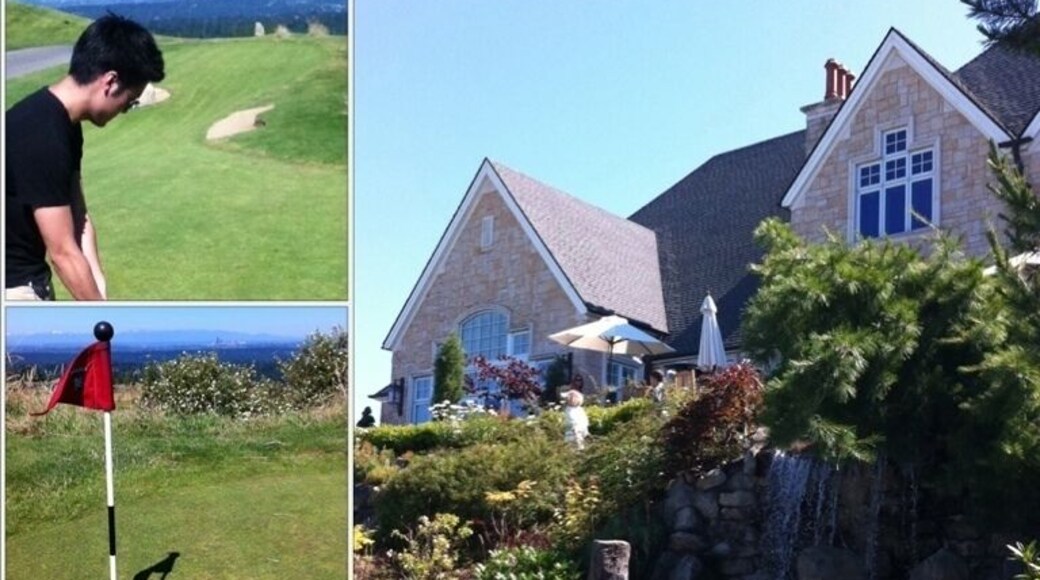 Miniature golf done right at the Rusty Putter at The Golf Club at Newcastle. It's an 18-hole putting green that was designed by golf course architect Robert E. Cupp. For $15 a round, you can experience the amazing Newcastle views of Seattle and Lake Washington, while playing on a legit putting course. ^^. #kidsfun #golf