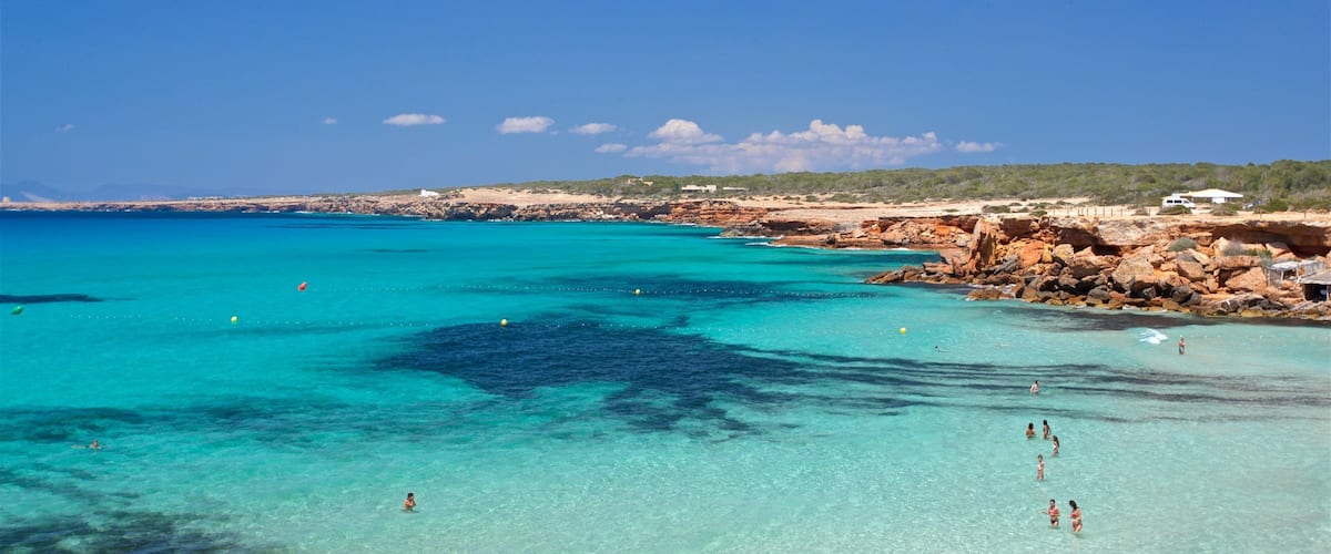 Formentera featuring rocky coastline and general coastal views