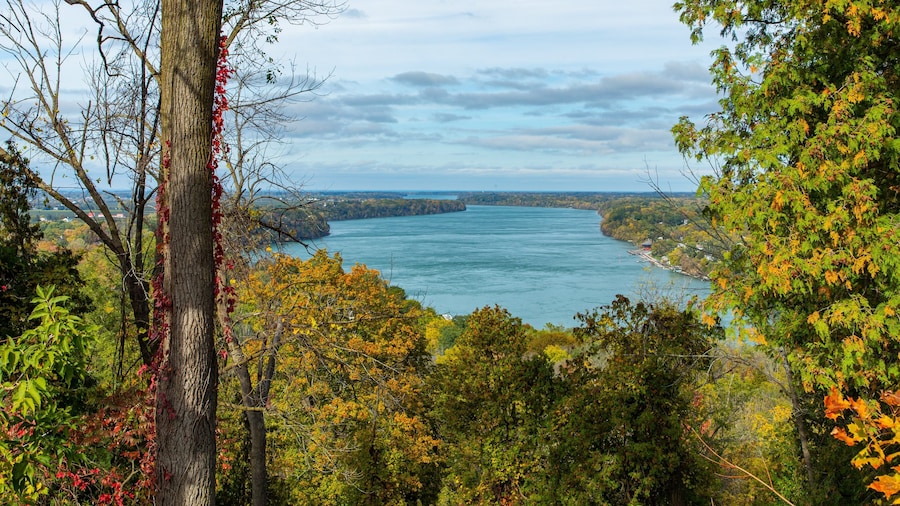Queenston Heights Park featuring a river or creek and landscape views