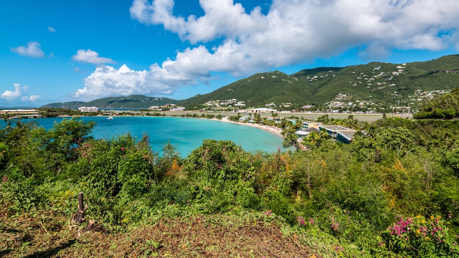 Charlotte Amalie West, St Thomas, U.S. Virgin Islands. Panoramic view of the Island.