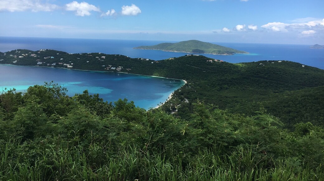 From the overlook you can see Magen's Bay which is where we were headed