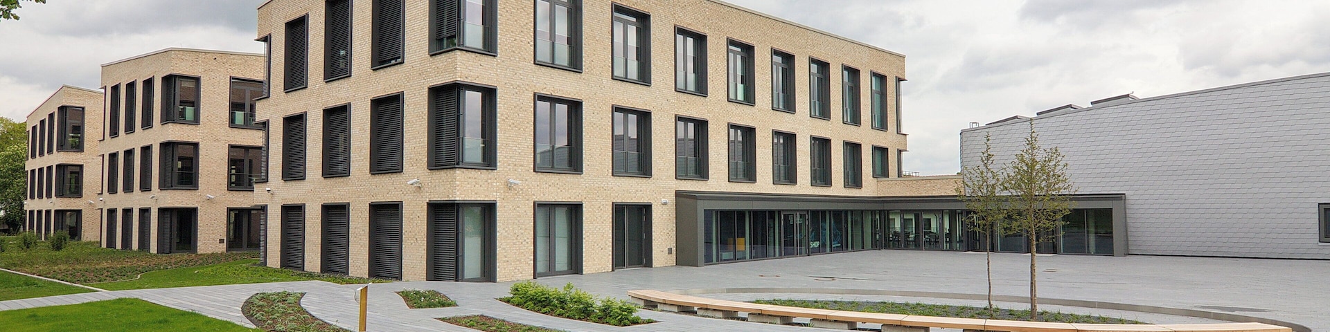 Sennheiser Innovation Campus in Wennebostel (Wedemark), Niedersachsen, Deutschland.