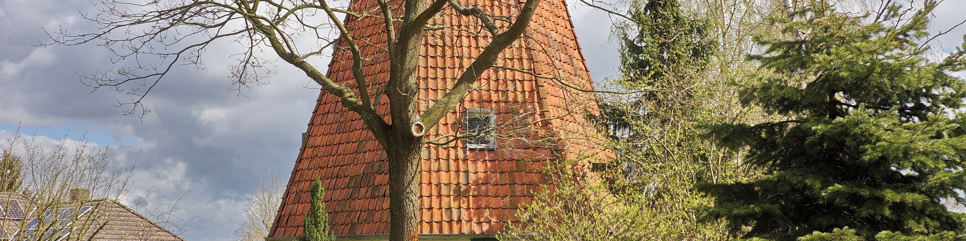 Holländerwindmühle von 1853 in Mellendorf (Wedemark), Niedersachsen, Deutschland