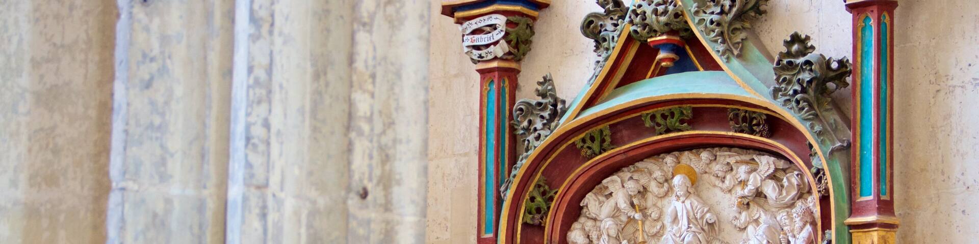 Saint-Vulfran Cathedral which includes heritage elements, a church or cathedral and heritage architecture