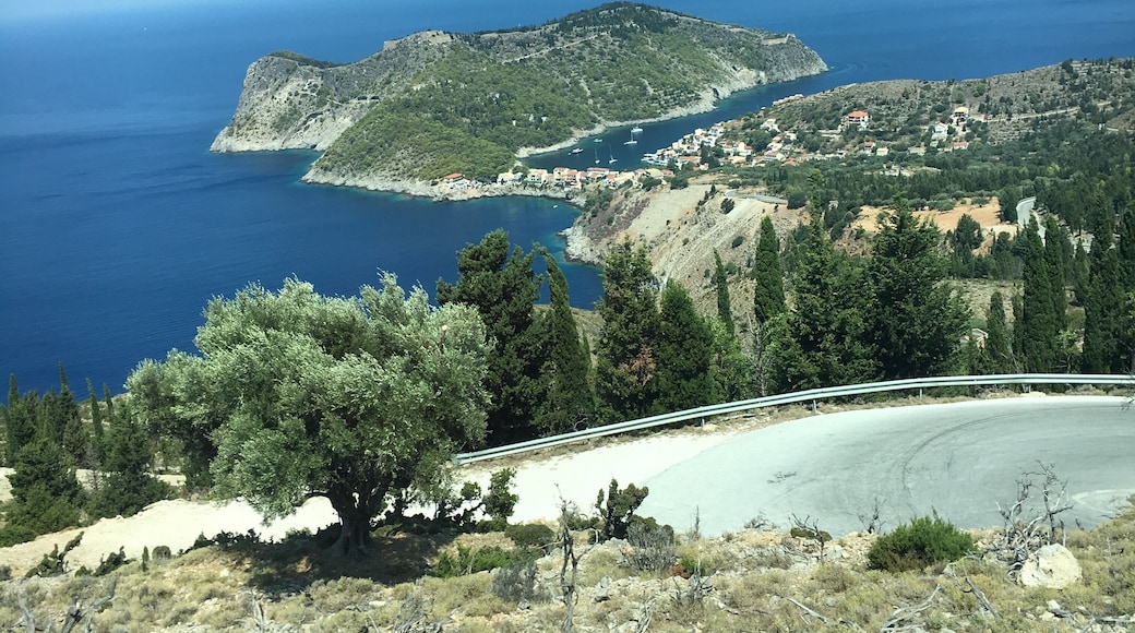 The amazing view as we traveled down to the village of Assos