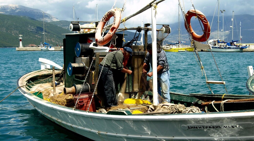 This is one of Greece's island of Kefalonia a great island to chill just a laid back place.. They did film Captain Corelli's Mandolin, see the film then visit the island.