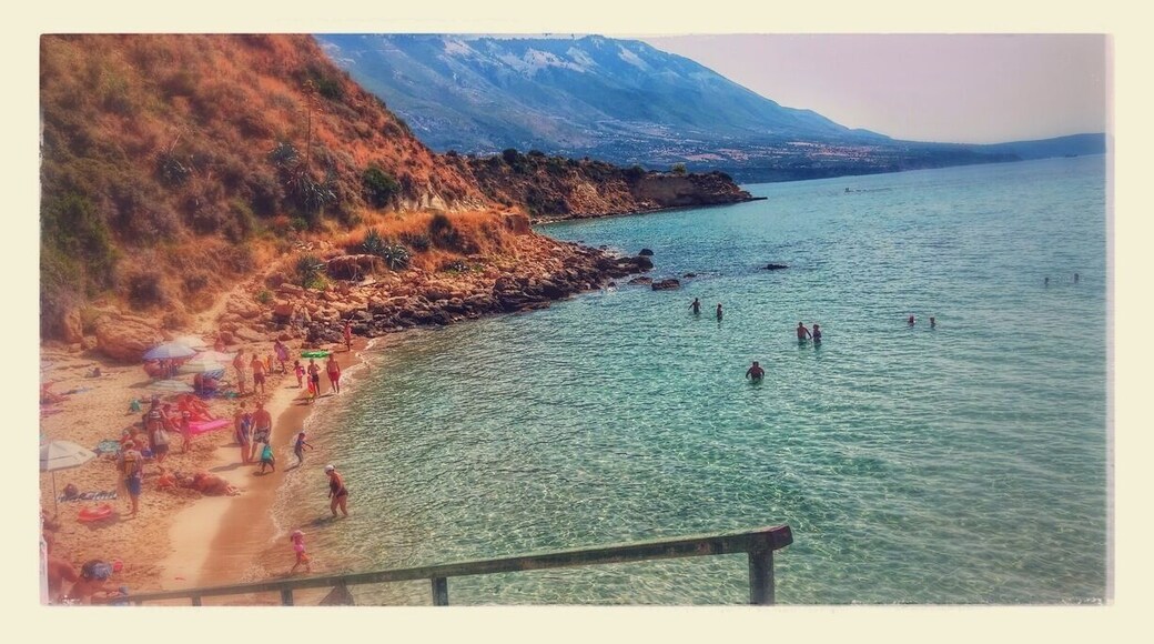 Beautiful beach on the Mediterranean Sea just a short walk from Karavados Beach Hotel. The beach has two tavernas with excellent food and gorgeous ocean views.