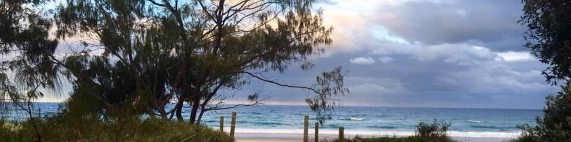 Beach entrance at the Tweed Heads Coast Reserve - Late Afternoon (iPhone 6s)