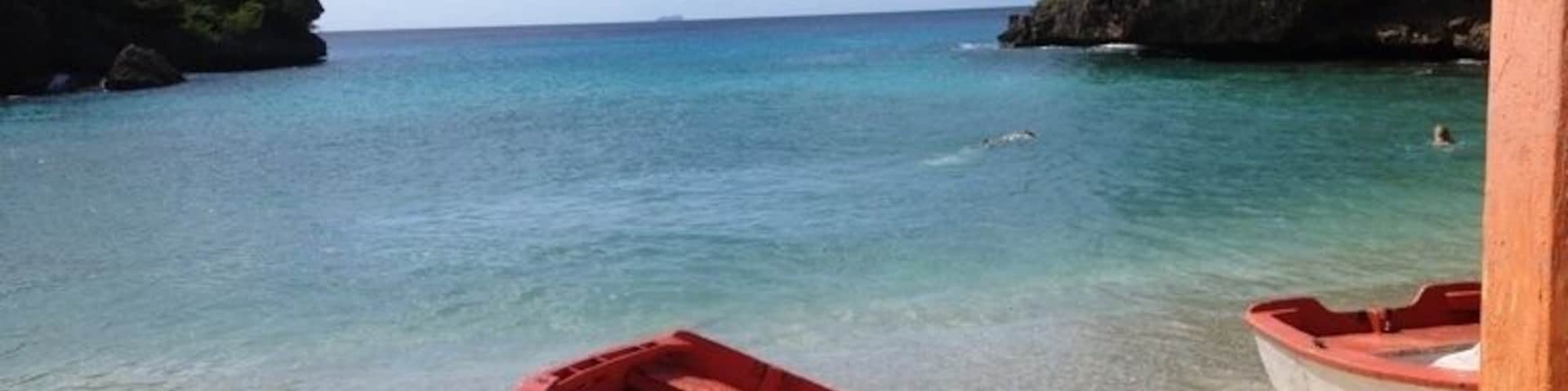 Our view on lagun beach Curacao