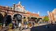 Fremantle Markets which includes heritage architecture and street scenes