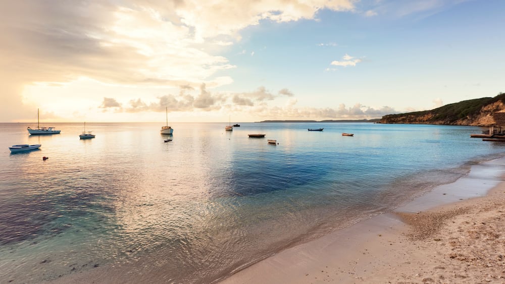 Fishing boats at Curacao bay