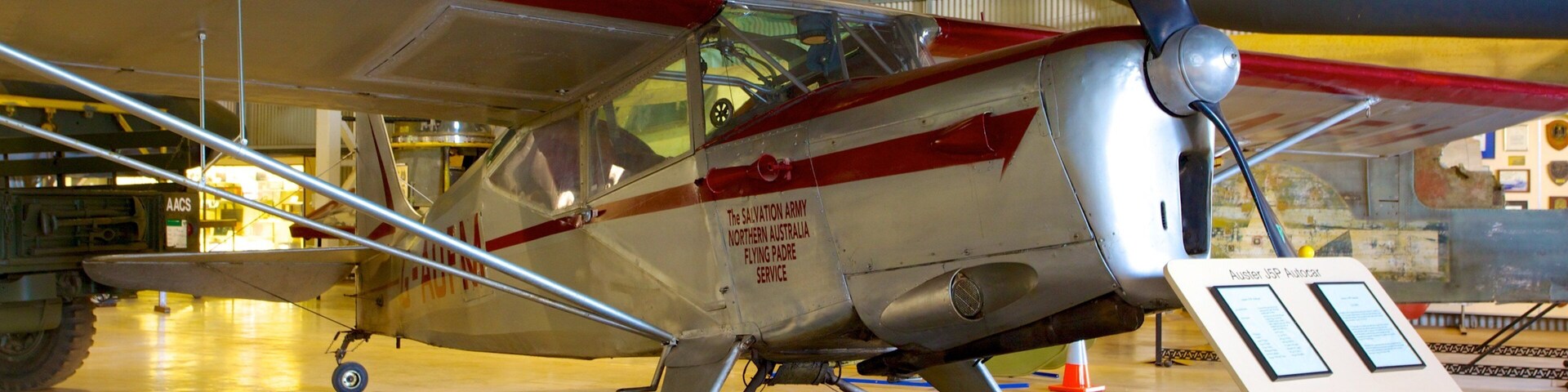 Australian Aviation Heritage Centre which includes interior views and aircraft