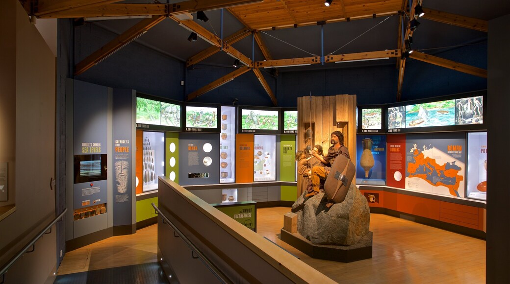 Museo y Galería de Arte de Guernsey que incluye vistas interiores
