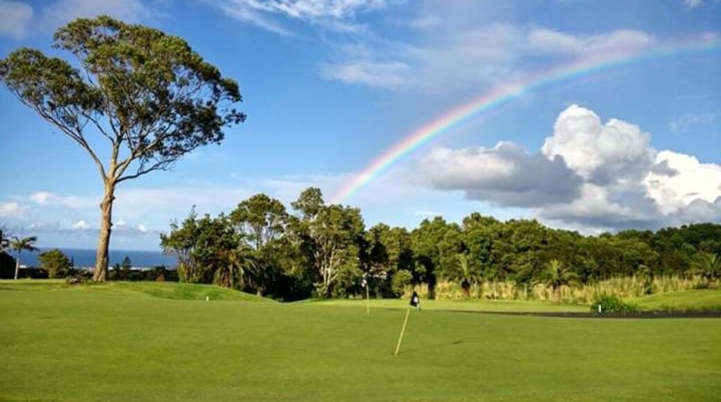 Rainbow in the golf course