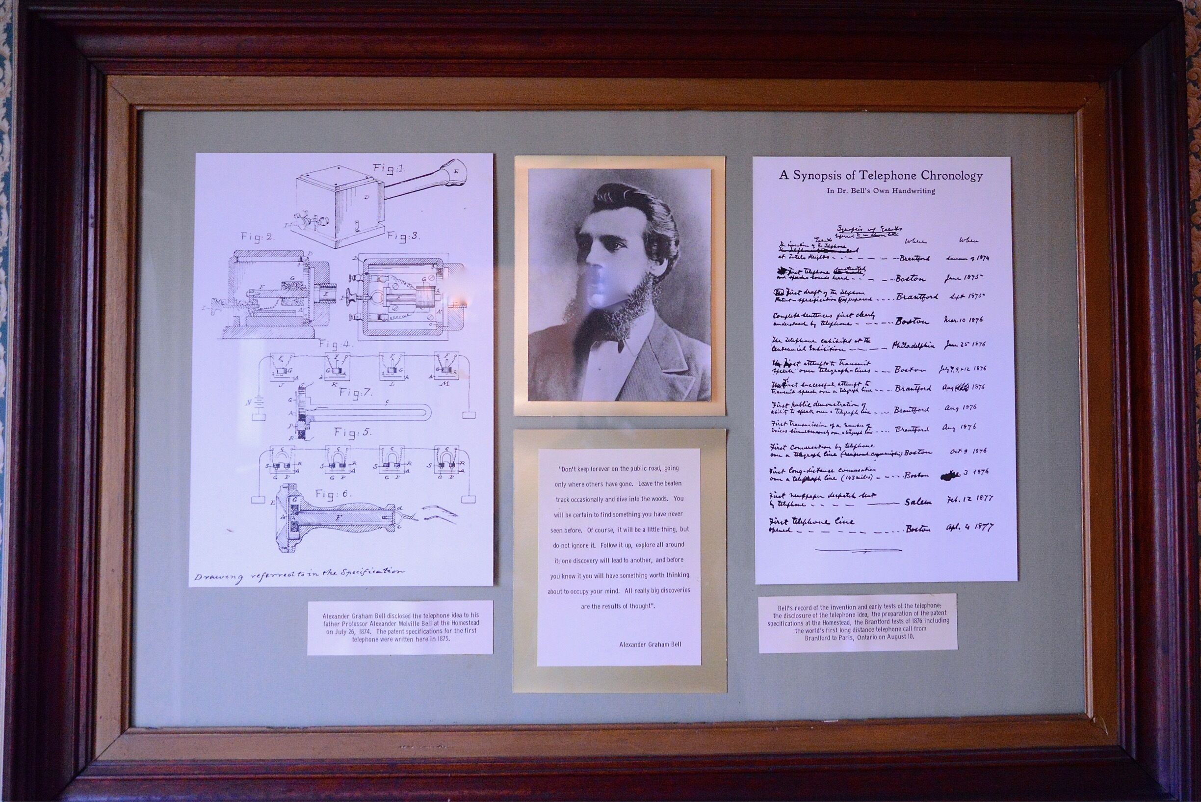 National Historic Sites of Canada: Bell Homestead - The Birthplace of Telephone
The home of Alexander Graham Bell, the teacher of the deaf who invented the telephone. This is the site where he breathed the life into his ideas for a "speaking telephone" in 1874.