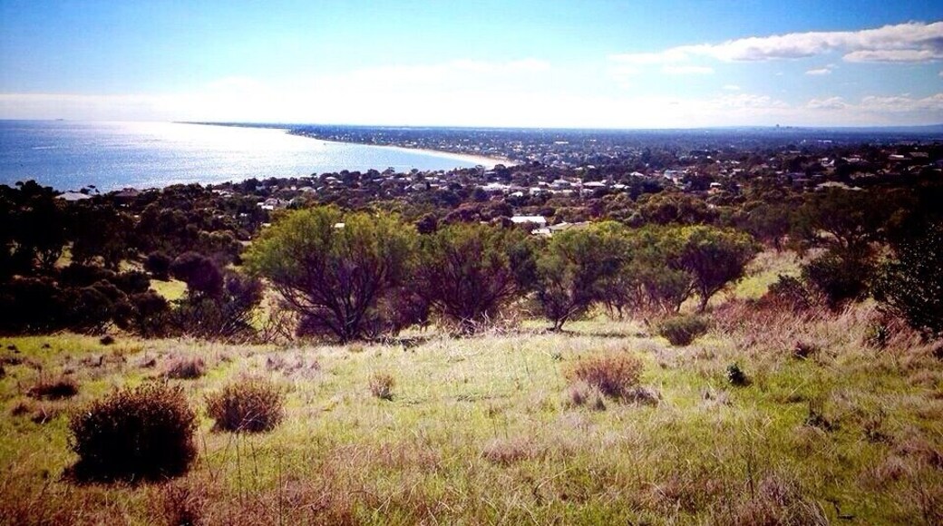 Marino Conservation Park in the South of Adelaide is where you'll find the lighthouse at the top of the hill. The view from up here is great, you can see all along the coast and even the city.