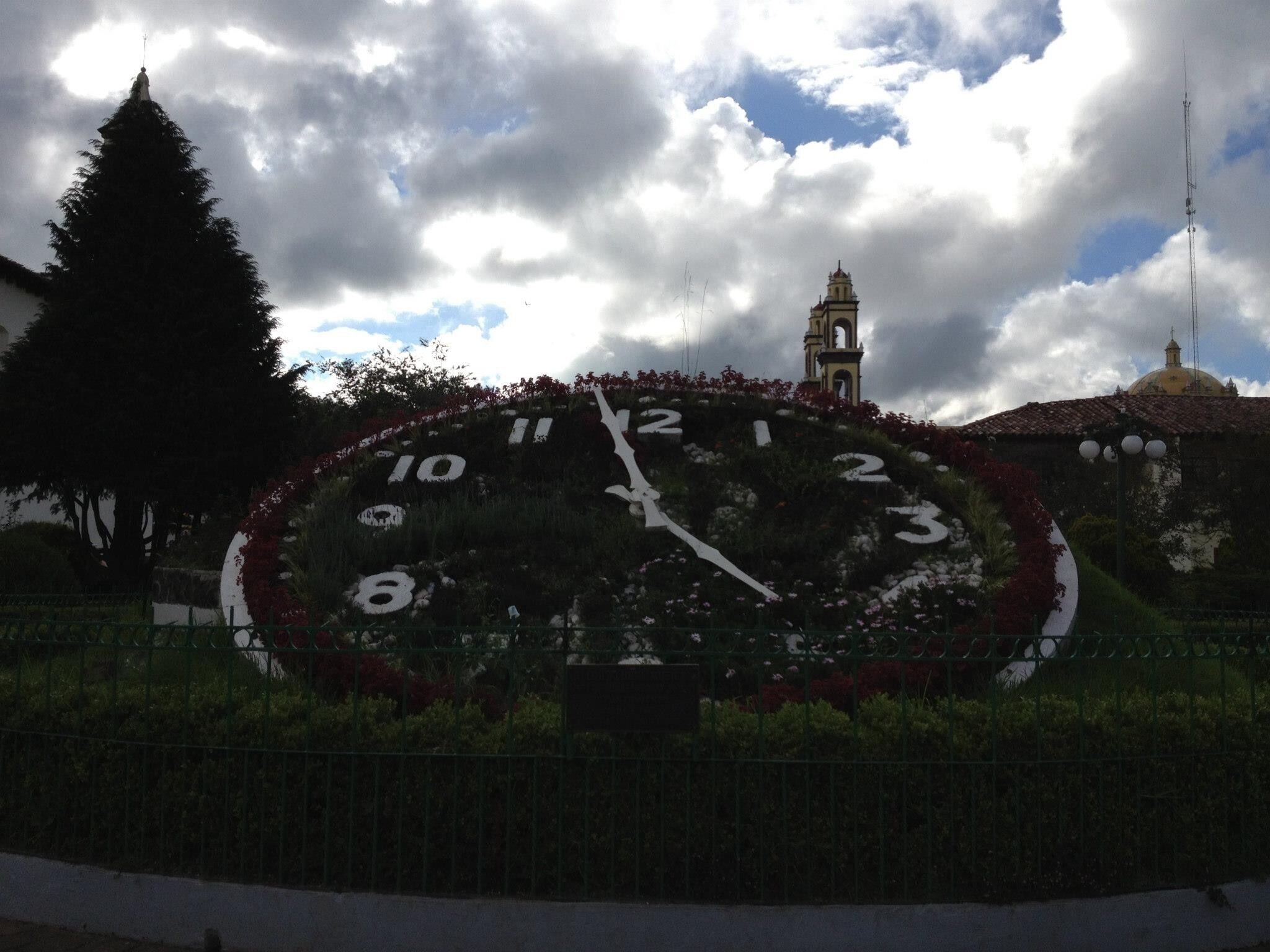 The area is known for its production of apples, other fruit, cider and fruit wines, which are promoted through the annual Feria de la Manzana and Festival de la Sidra. It is also home to the Relojes Centenario company, the first clock factory in Latin America and the builder of the city’s double sided flower clock in the main square.