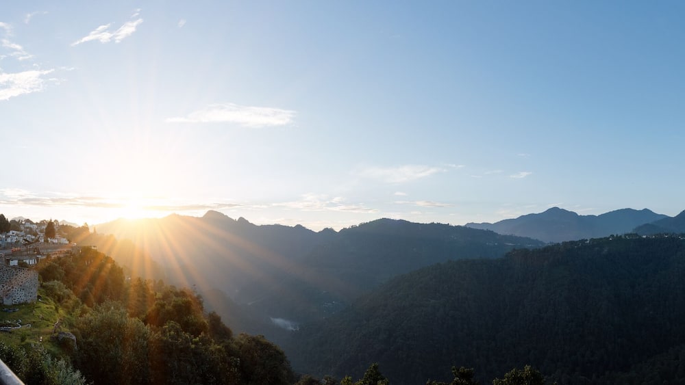 Beautiful Sunrise at the Mirador of Zacatlan de las Manzanas, Puebla