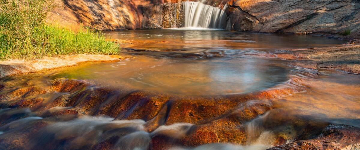 Beechworth Historic Park showing a river or creek