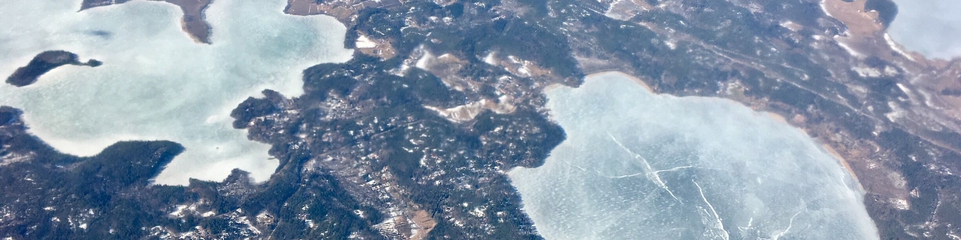 Dans l'avion vers la Laponie 🙂