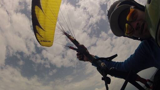 Amazing paragliding expedition spot. I'd recommend wearing long pants and a windbreaker -- it's cold up in the air.