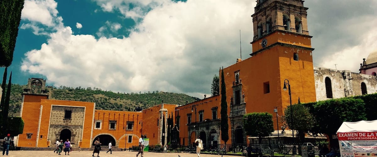 One of the beautiful churches in the center of Acámbaro.