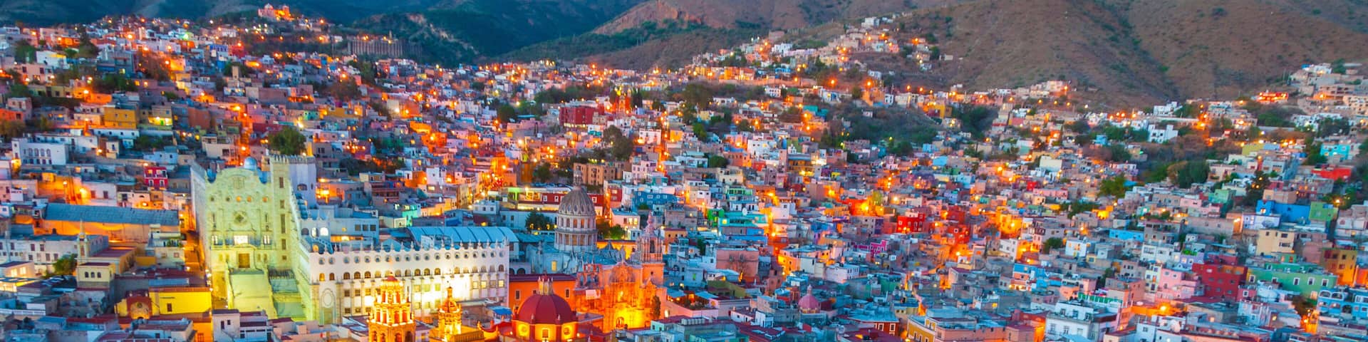 Guanajuato at night (Mexico)