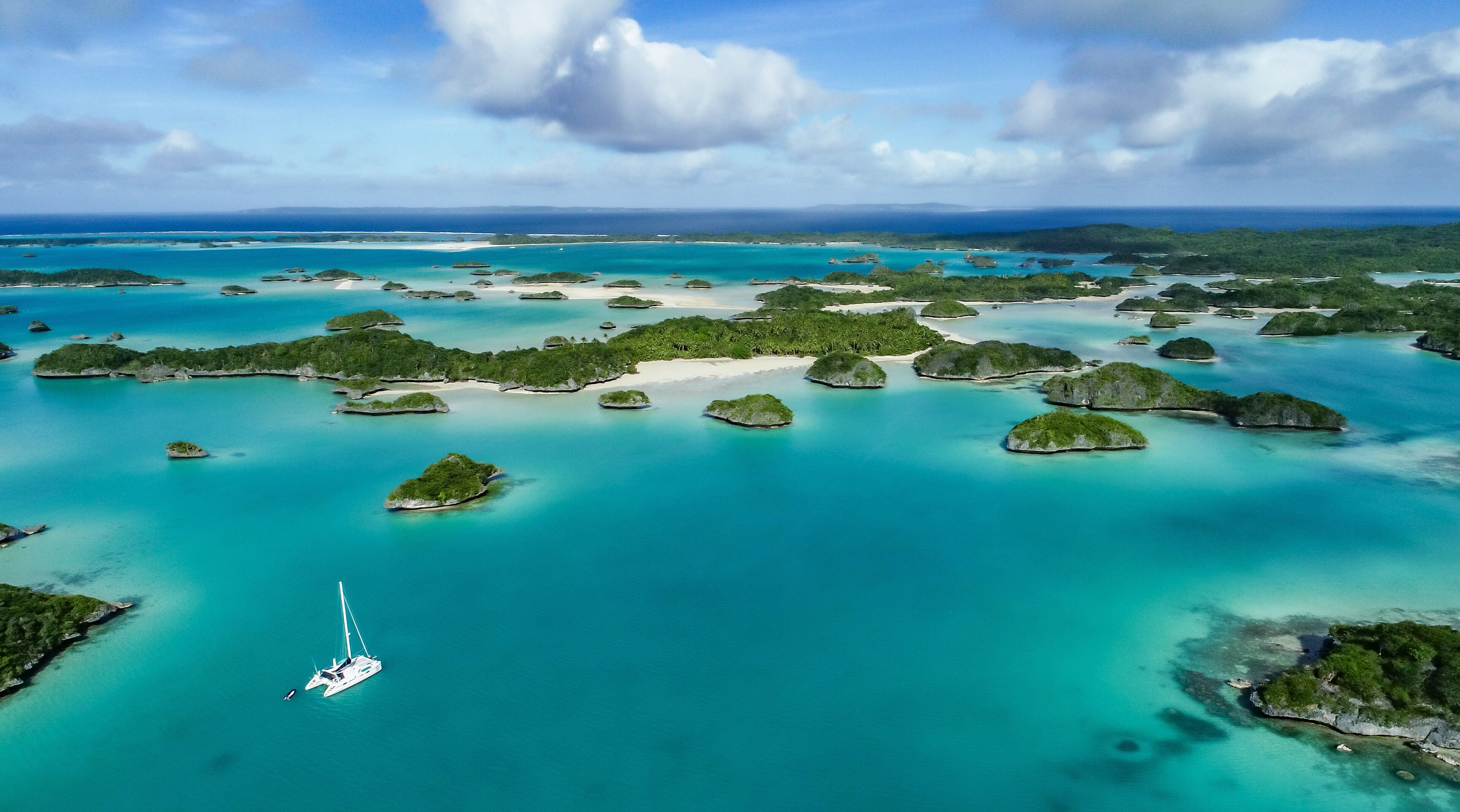 DCIM\100MEDIA\DJI_0021.JPGDrone panorama of Falaga in the Fijian Lau Group showing a very exotic anchorage.