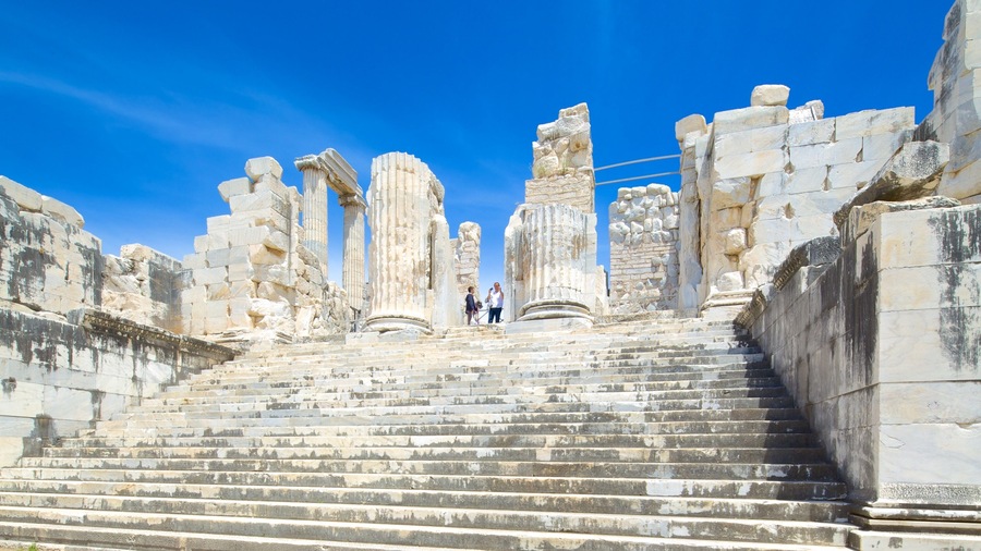 Temple of Apollo and Athena featuring a ruin