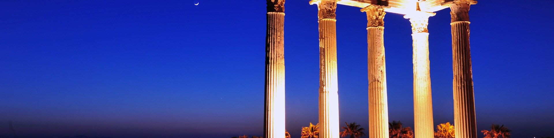 ruins of apollo temple , side, antalya