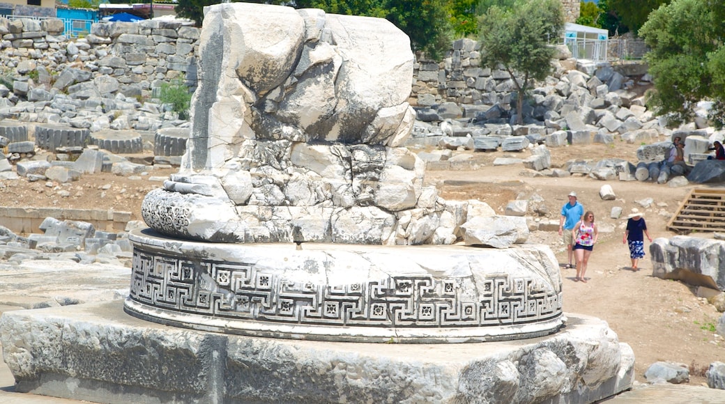 Templo de Apolo y Atenea mostrando ruinas de edificios