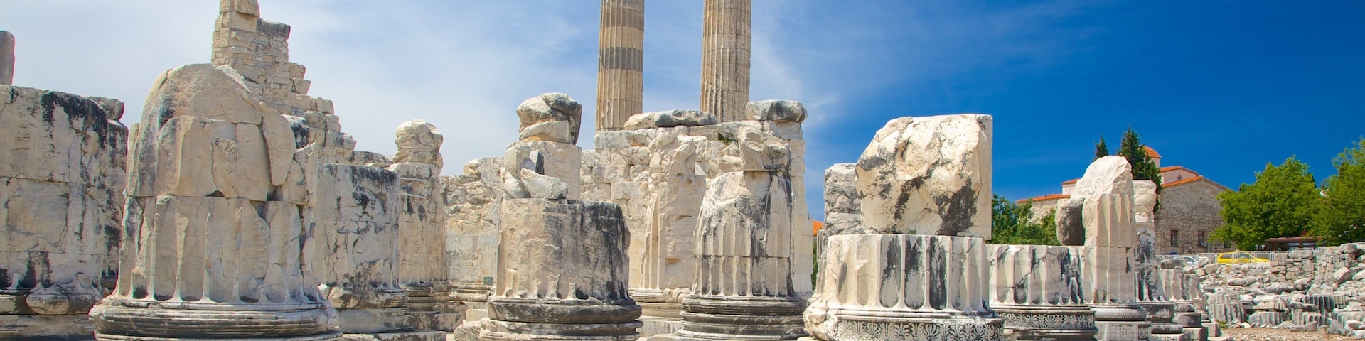Temple of Apollo and Athena featuring a ruin