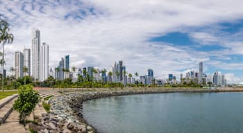 Panoramic view of Panama City Skyline - Panama City, Panama